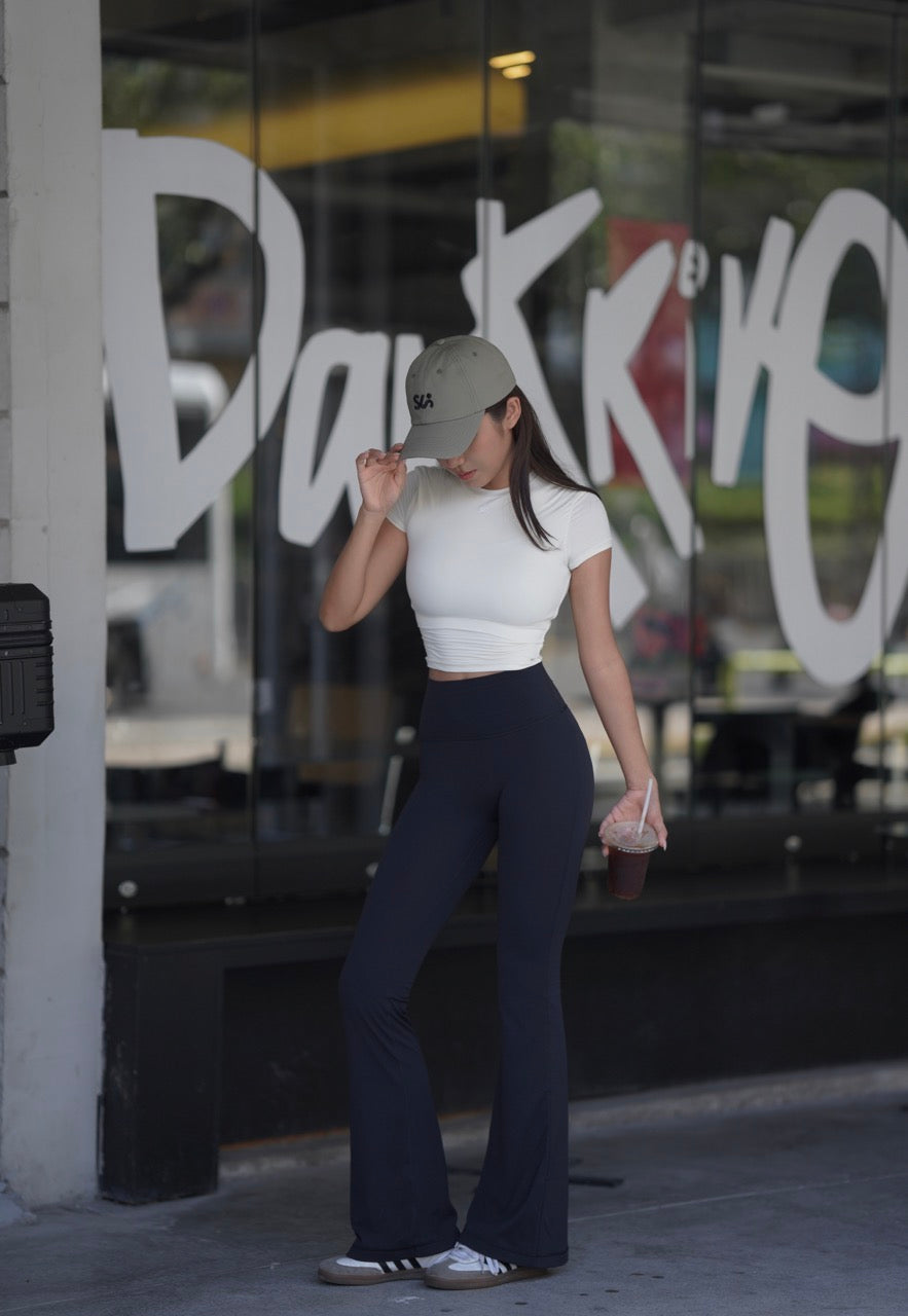 One-Size High-Waisted Flare Pants